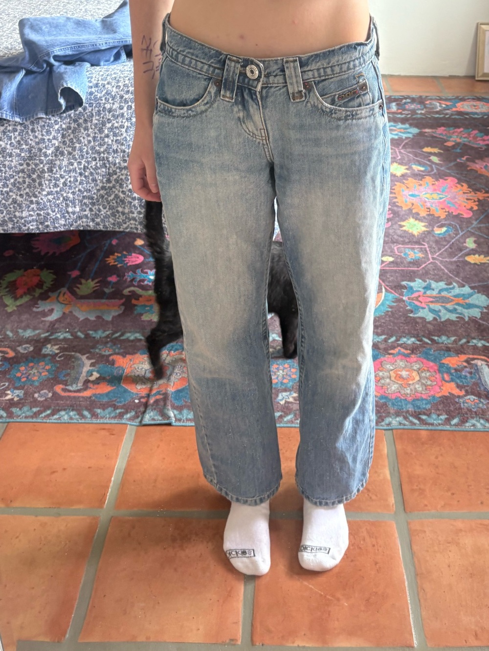 BDG Light Blue Boyfriend Jeans - Relaxed Straight